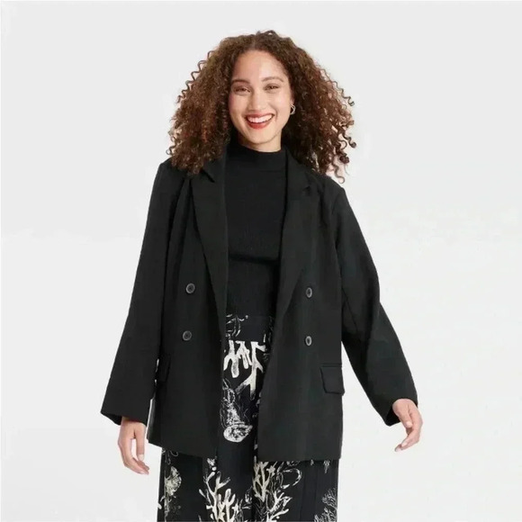 NWT Women's Essential Blazer - A New Day
Black XL - Picture 1 of 4